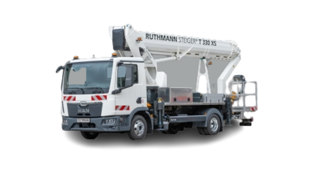 [Translate to English:] Plataforma sobre Camión RUTHMANN T330